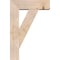 Ekena Millwork Traditional Block Smooth Bracket w/ Offset Brace, Douglas Fir, 7 1/2"W x 24"D x 36"H BKT0806X24X36TRA05SDF - alternate 2
